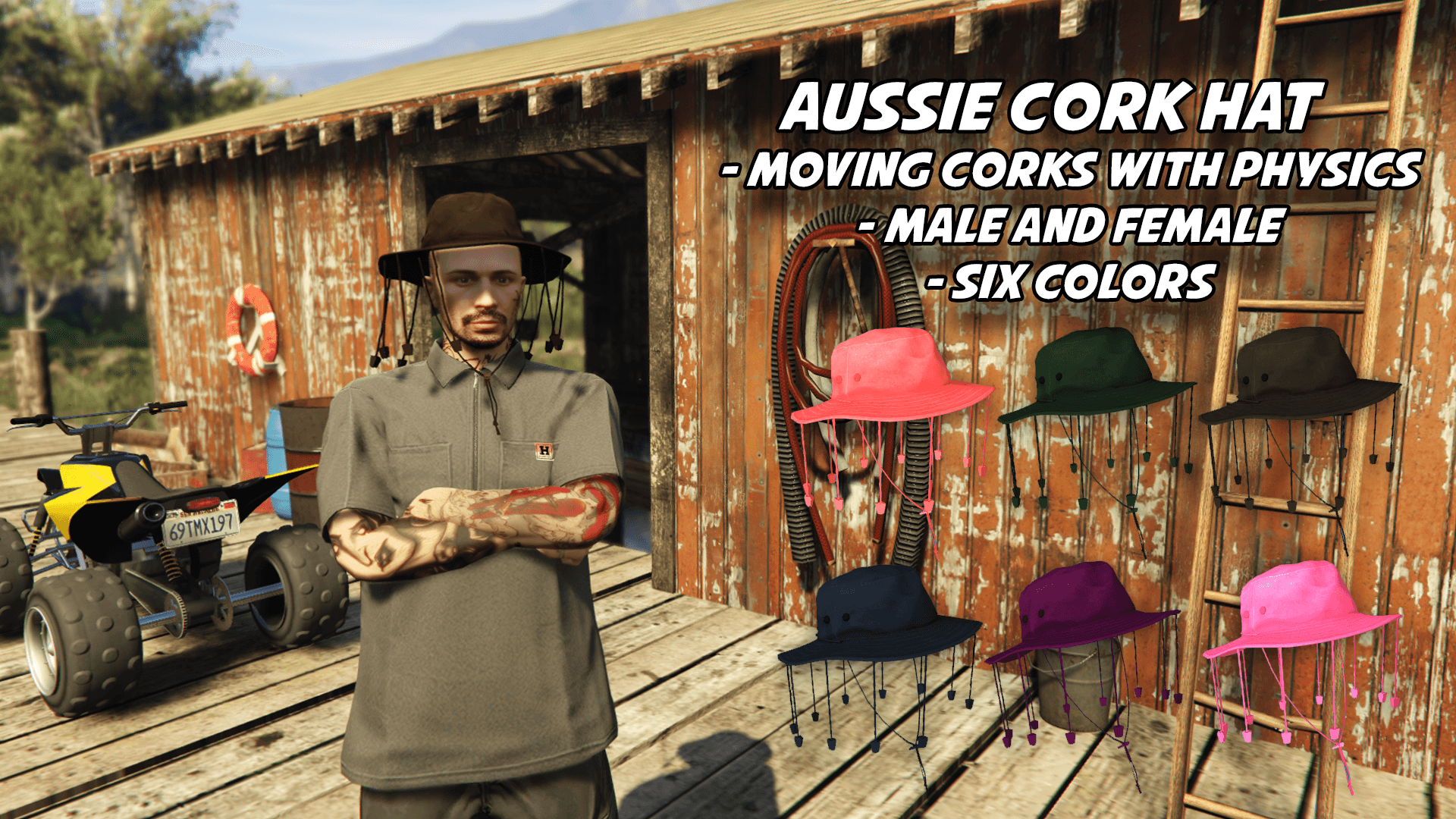 Aussie Cork Hat (+ Physics)