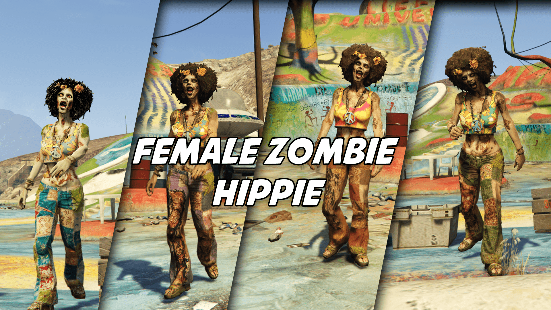 Zombie - Hippie (Female Only)