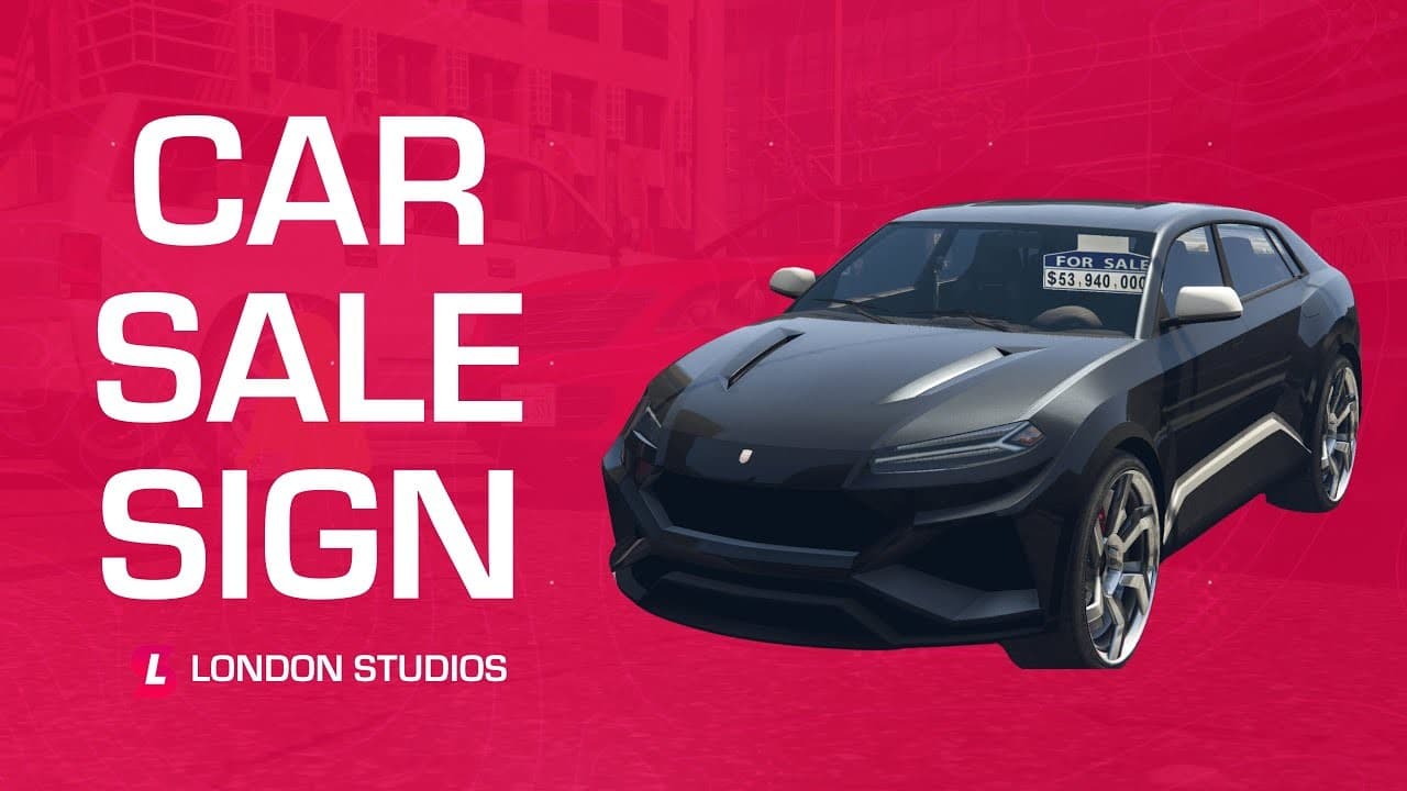 Car Sale Sign