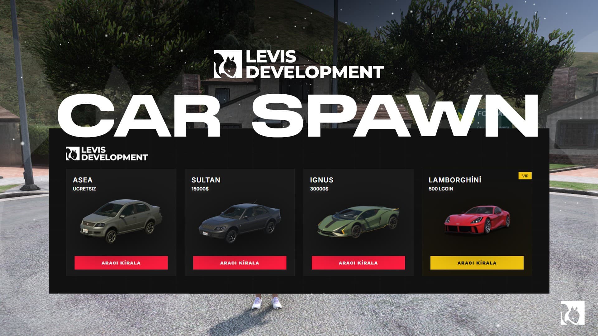 PVP Car Spawn & Rental