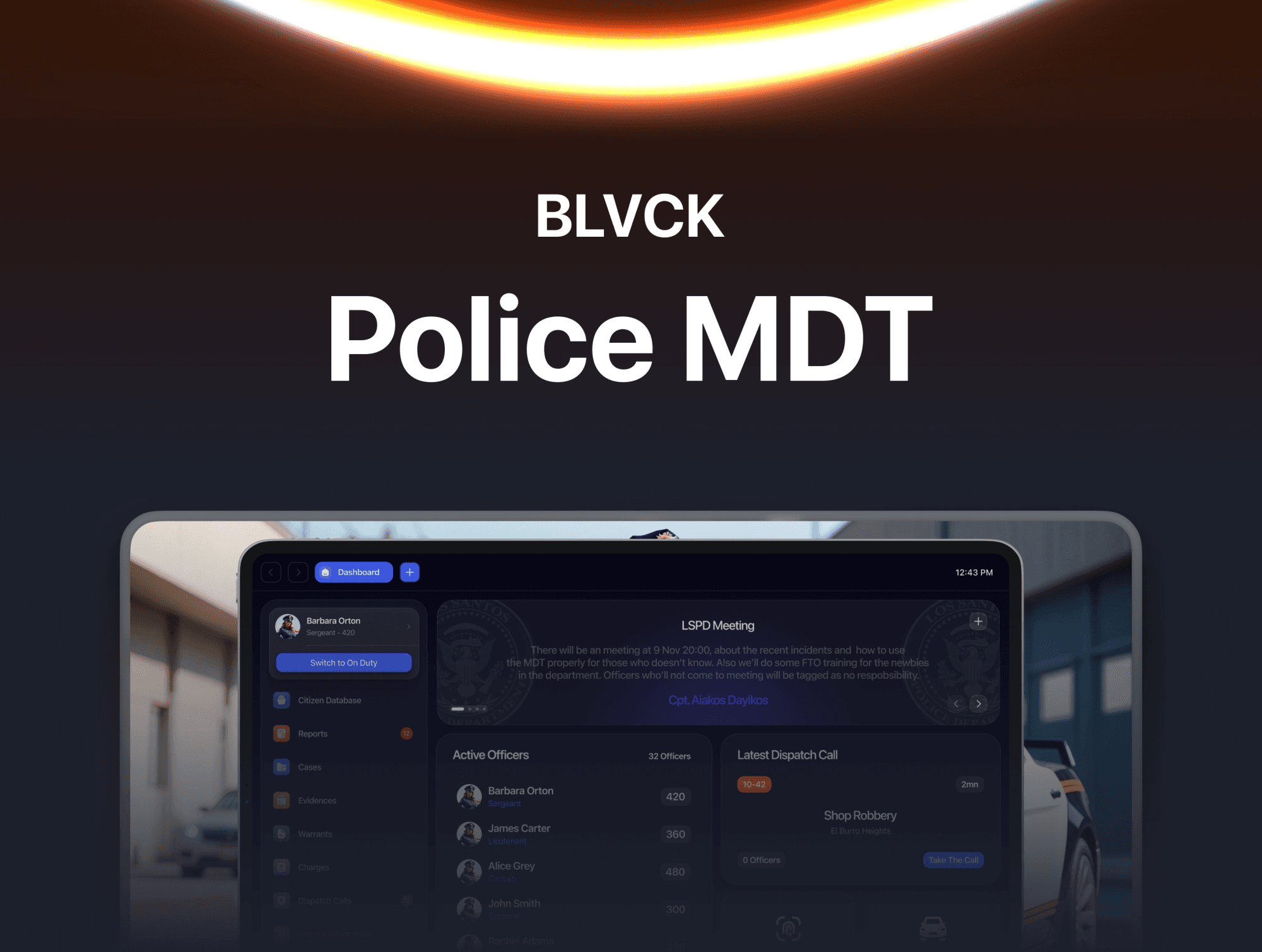 BLVCK Police MDT