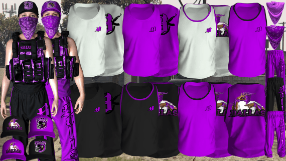 Ballas Street Wear Vest 2 (Male+Female)