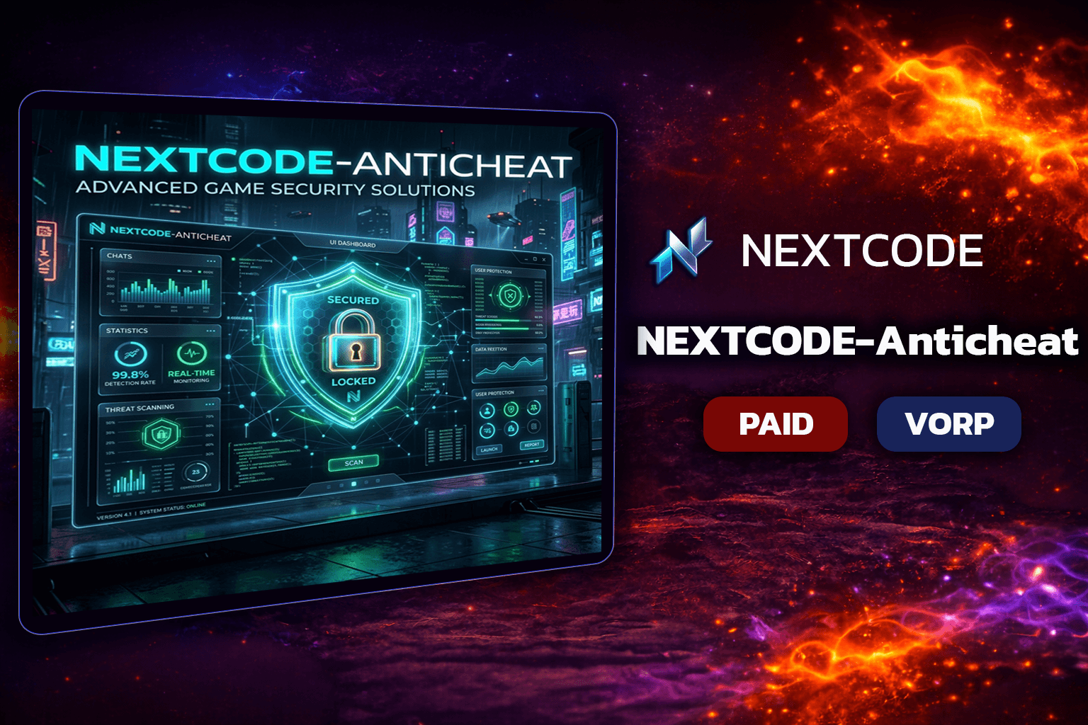 🛡️ **NEXTCODE-Anticheat  (RedM / VORP Core)** 🛡️
