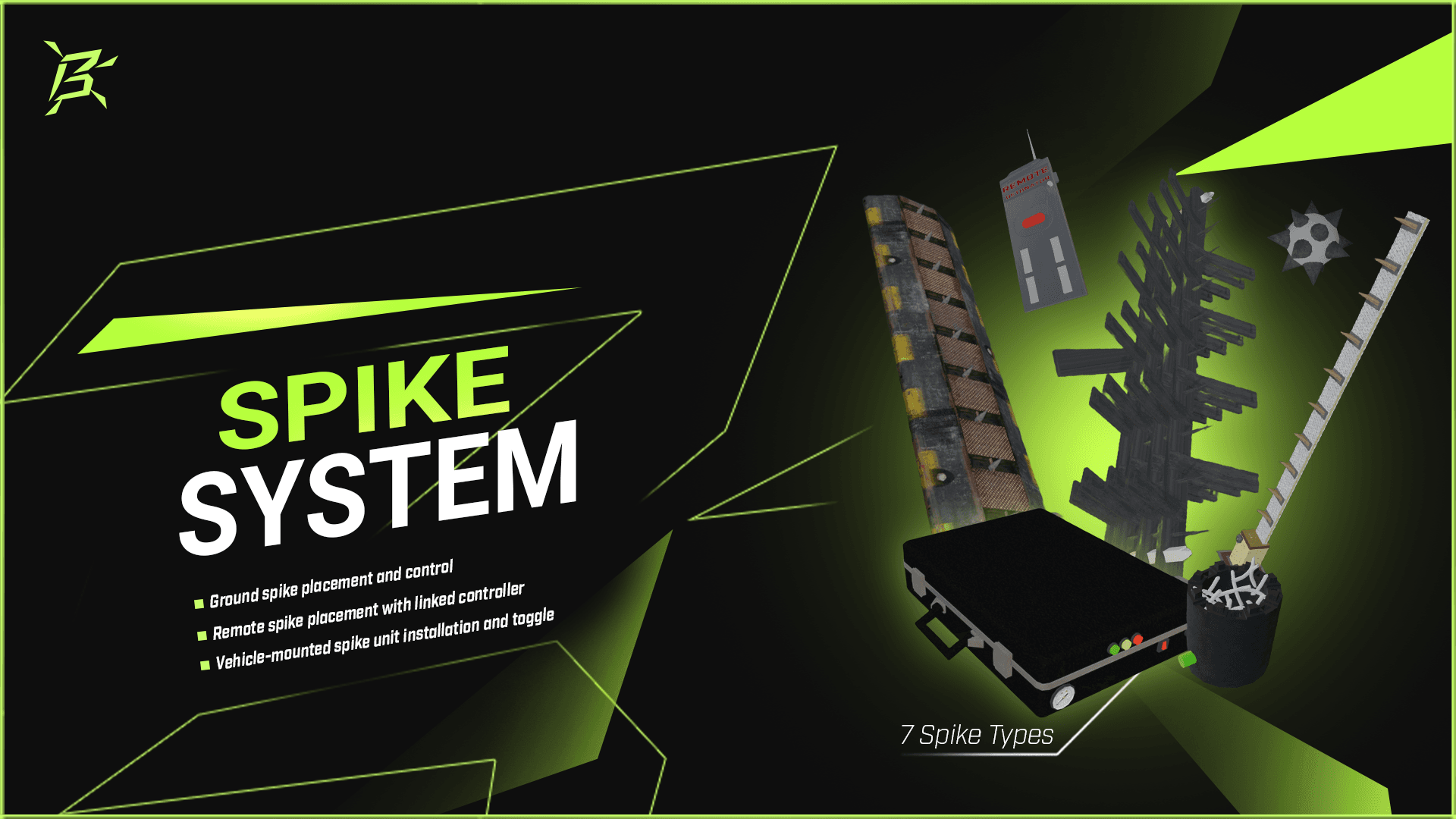BBS Spike System (7 Spike Types)