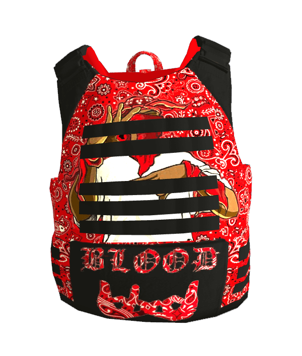 Bloods Bullet Vest [Male and Female]